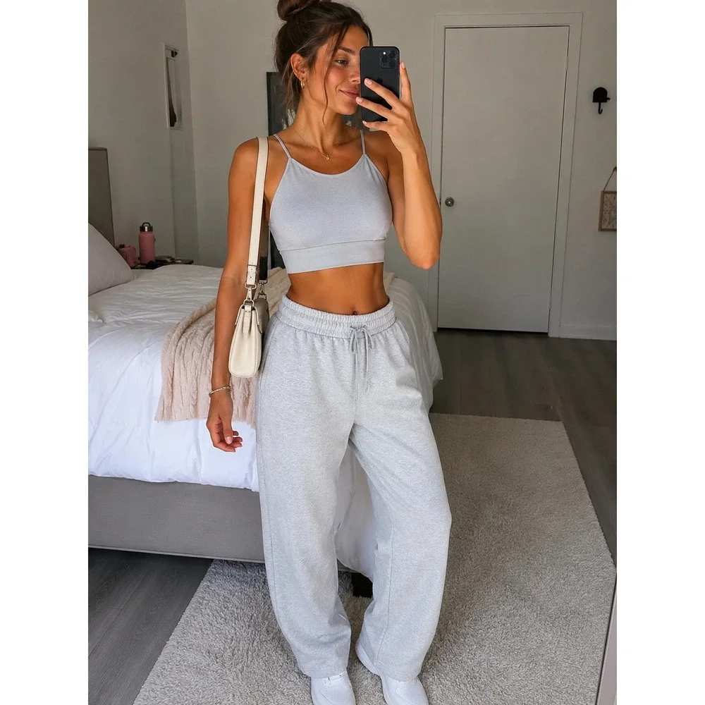 Alo Yoga Sunny Strappy Sports Bra Light Blue Silver Lavender V-Neck Medium